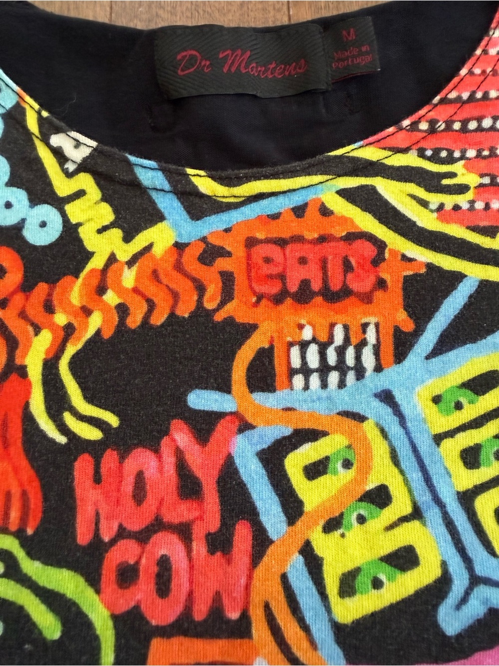 Dr. Martens Pop Art Graphic Tee Made in Portugal 100% Cotton Size M - Picture 2 of 5